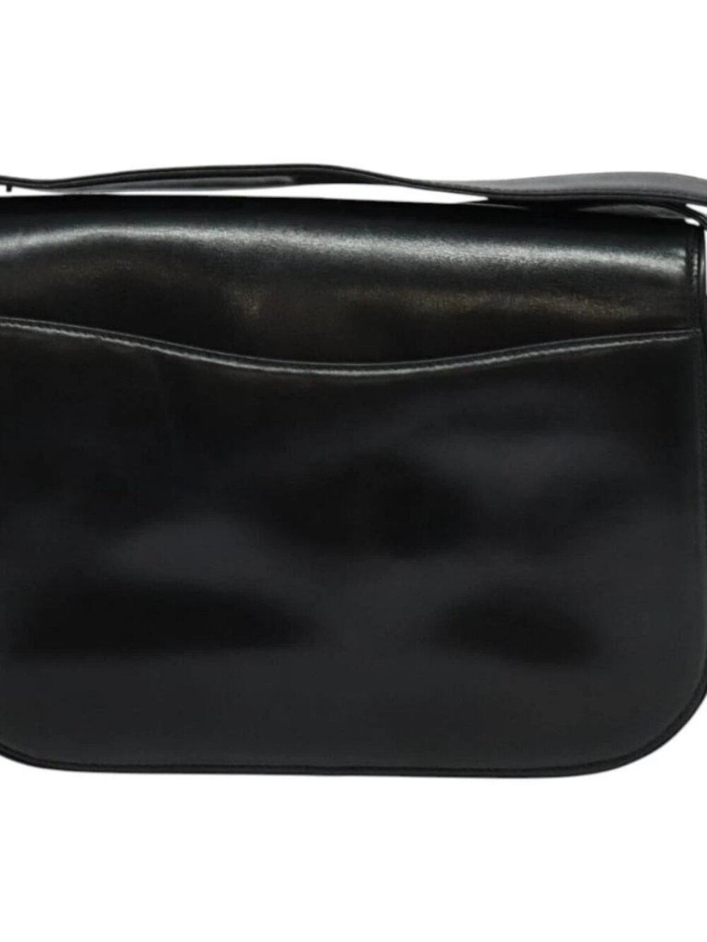 GUCCI Shoulder Bag Leather Black Gold Auth ep8582 - Picture 2 of 16